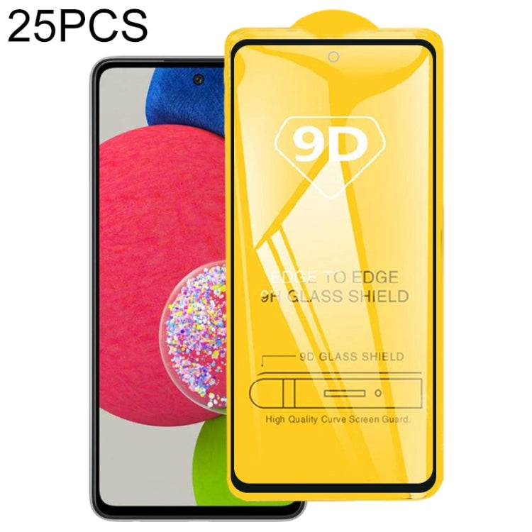 25 PCS 9D Full Glue Full Screen Tempered Glass Film, For Xiaomi Mi 11 Lite 5G NE / Mi 11 Lite 5G (25 PCS), For Samsung Galaxy A52s 5G (25 PCS), For Samsung Galaxy M32 5G (25 PCS)