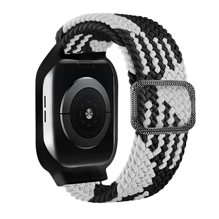 TPU Frame Buckle Braid Integrated Replacement Watchband For Apple Watch Series, 6 & SE & 5 & 4 40mm / 3 & 2 & 1 38mm