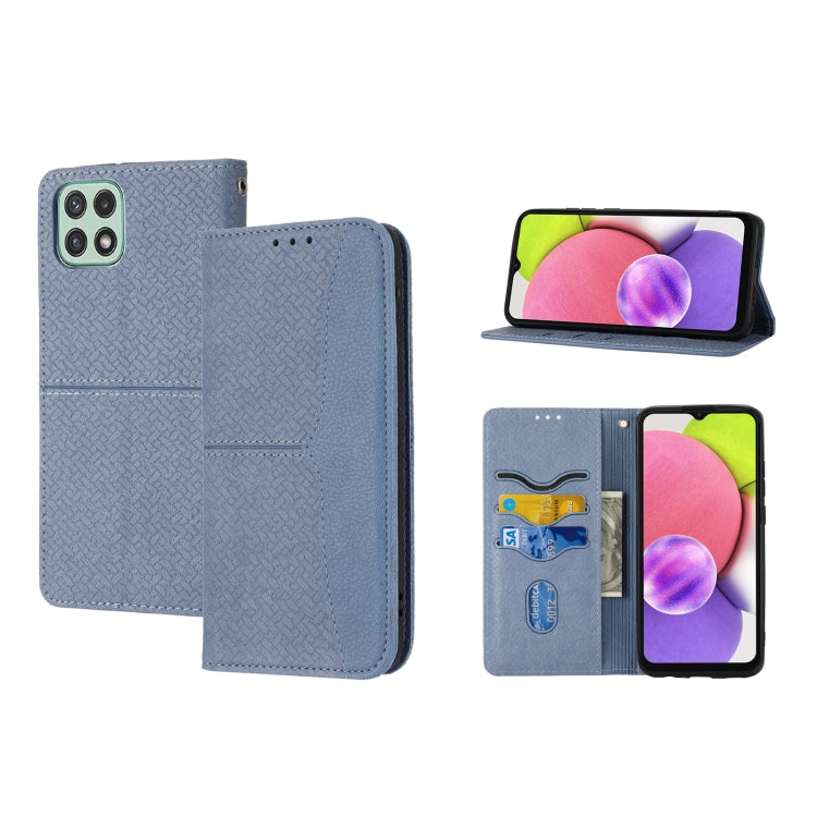 Woven Texture Stitching Magnetic Horizontal Flip PU Leather Phone Case, For Samsung Galaxy A03 International Version, For Xiaomi Redmi Note 11, For Samsung Galaxy A03 EU Version, For Xiaomi Redmi Note 11 Pro