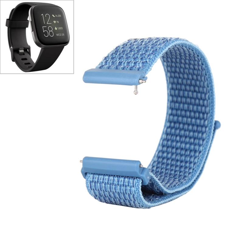 Nylon Watchband with Hook and Loop Fastener, For Fitbit Versa / Versa 2