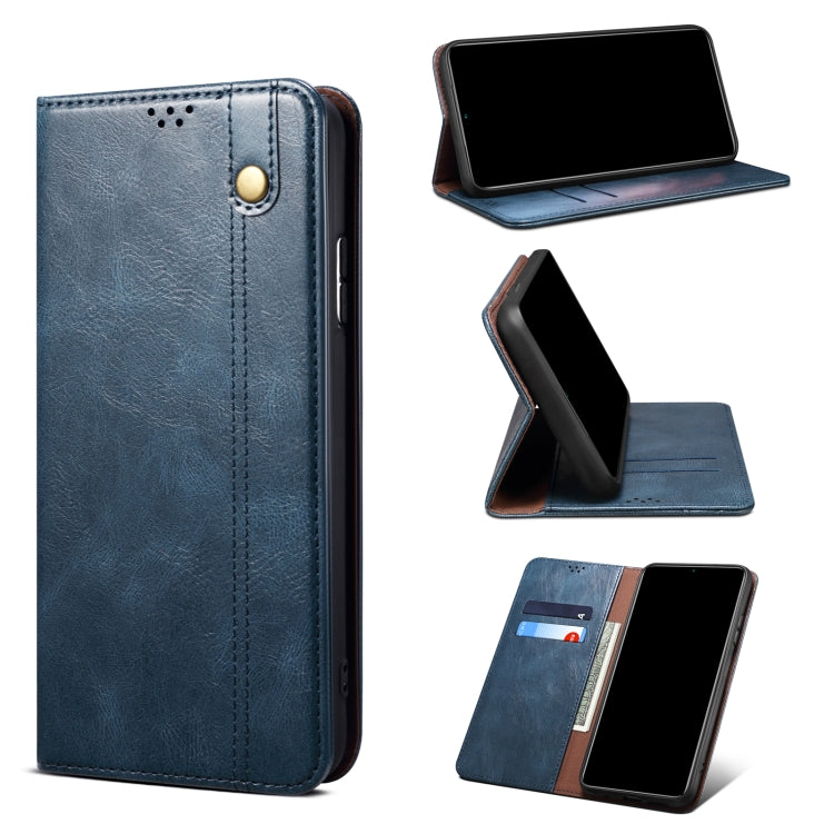 Oil Wax Texture Flip Leather Phone Case with Card Slots & Wallet, For Xiaomi Redmi Note 11, For Xiaomi Redmi Note 11 Pro / 11 Pro+