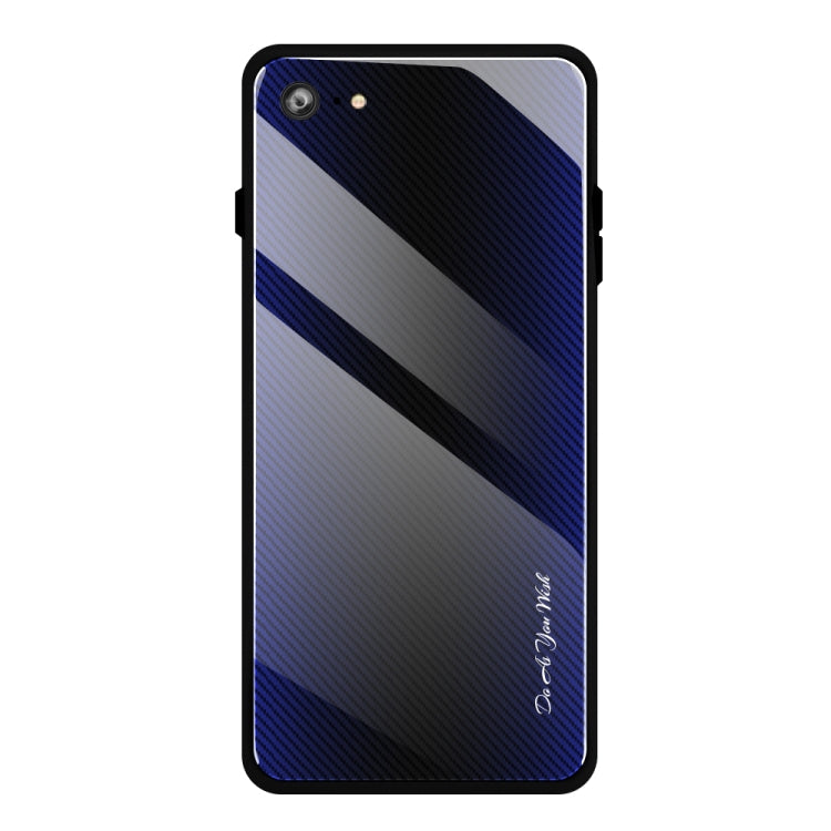 Texture Gradient Glass Protective Case, For Galaxy Note 10 Pro, For Galaxy S10, For iPhone SE 2022 / SE 2020 / 8 / 7, For iPhone XS Max