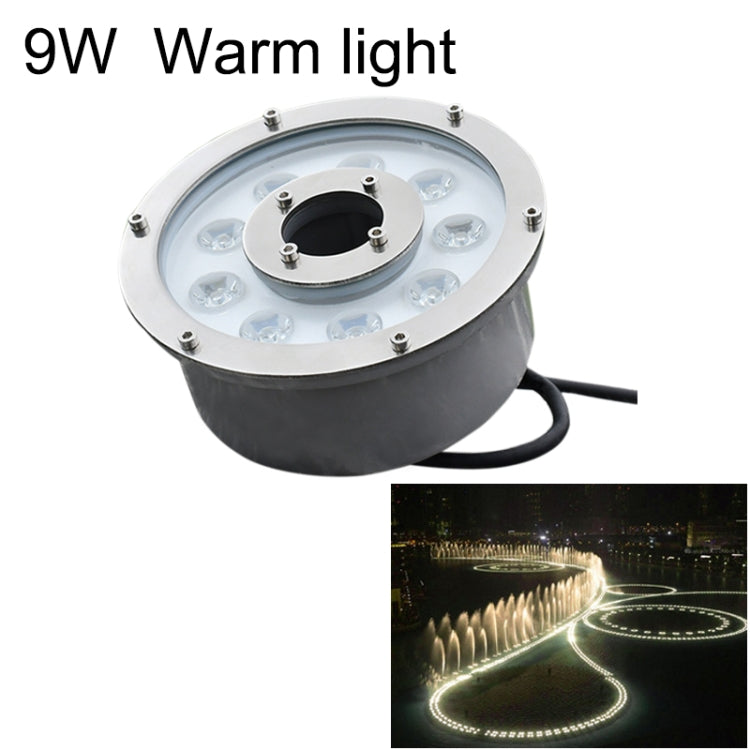 Landscape Ring LED Aluminum Alloy Underwater Fountain Light, 6W, 9W, 12W, 18W, 24W