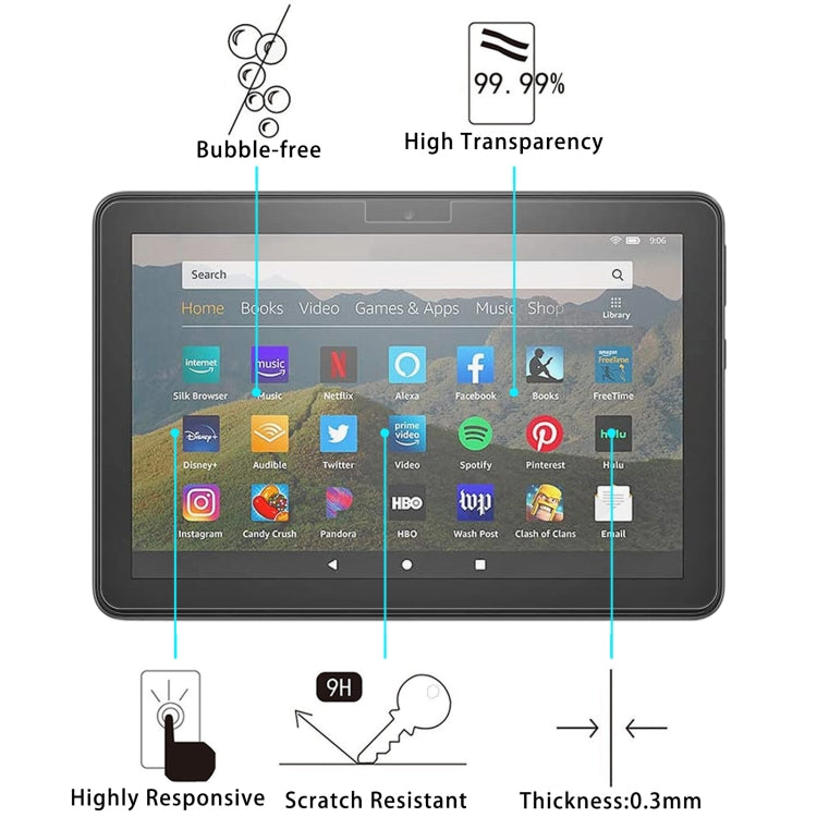 25 PCS 9H 2.5D Explosion-proof Tempered Tablet Glass Film, For Amazon Kindle Fire HD 8 2020 / 2022 (25 PCS), For Xiaomi Mi Pad 3 (25 PCS), For Amazon Kindle Fire HD 10 2019 (25 PCS), For Amazon Kindle Fire 7 2019 (25 PCS), For Amazon Kindle 2019 (25 PC...