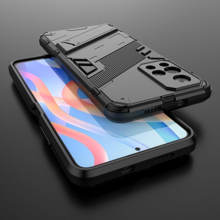 Punk Armor 2 in 1 PC + TPU Shockproof Phone Case with Invisible Holder, For Xiaomi Redmi Note 11 China, For Xiaomi Redmi Note 11 Pro / Note 11 Pro+