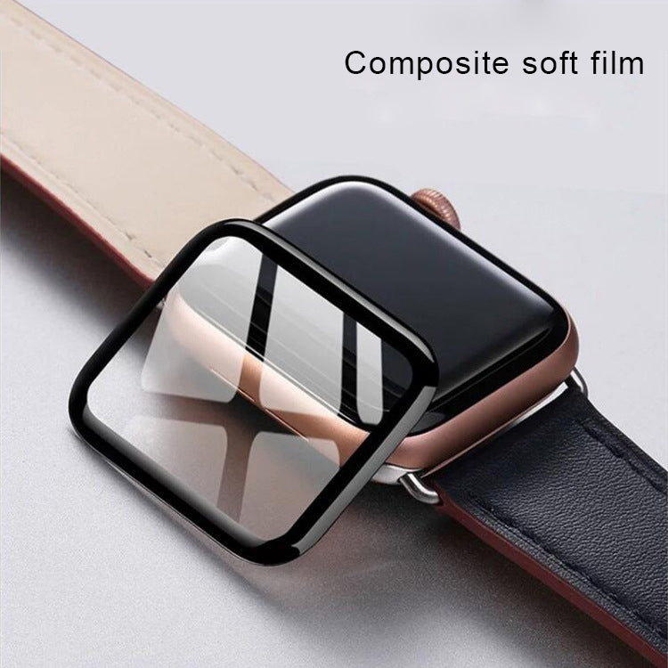 Curved 3D Composite Material Soft Film Screen Protector For Apple Watch Series 6 / 5 / 4 / SE 3 / SE 2 / SE 1 40mm, For Apple Watch Series 7 41mm, For Apple Watch Series 7 45mm, For Apple Watch Series 6&SE&5&4 40mm, For Apple Watch Series 6&SE&5&4 44mm...