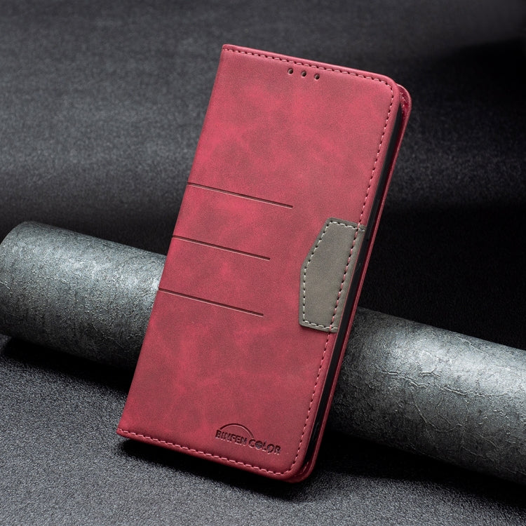 Magnetic Splicing Leather Phone Case, For Samsung Galaxy A02, For Samsung Galaxy A03s 164 Version, For Samsung Galaxy A03s 166 Version, For Samsung Galaxy A11, For Samsung Galaxy A13 5G, For Samsung Galaxy A21