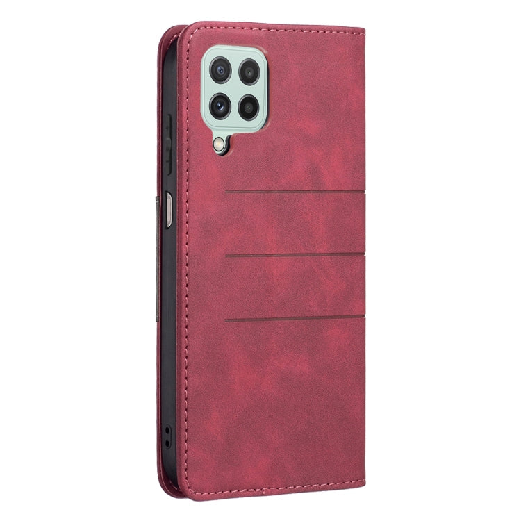 Magnetic Splicing Leather Phone Case, For Samsung Galaxy A22 4G, For Samsung Galaxy A22 5G, For Samsung Galaxy A32 4G, For Samsung Galaxy A32 5G, For Samsung Galaxy A41, For Samsung Galaxy A42 5G