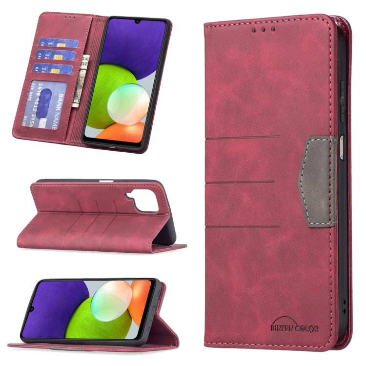 Magnetic Splicing Leather Phone Case, For Samsung Galaxy A22 4G, For Samsung Galaxy A22 5G, For Samsung Galaxy A32 4G, For Samsung Galaxy A32 5G, For Samsung Galaxy A41, For Samsung Galaxy A42 5G