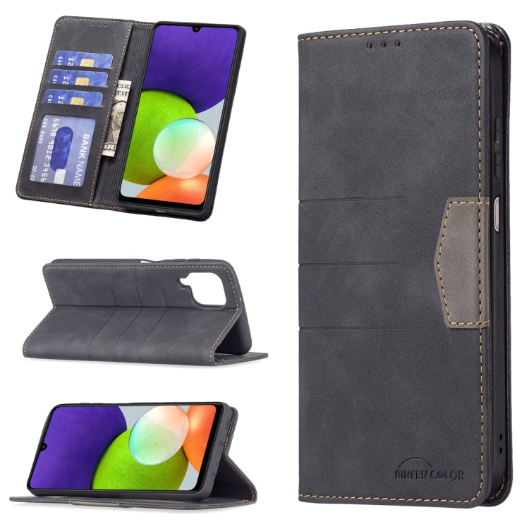 Magnetic Splicing Leather Phone Case, For Samsung Galaxy A22 4G, For Samsung Galaxy A22 5G, For Samsung Galaxy A32 4G, For Samsung Galaxy A32 5G, For Samsung Galaxy A41, For Samsung Galaxy A42 5G