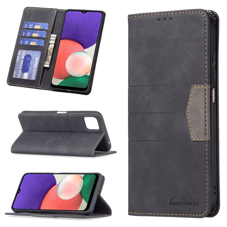 Magnetic Splicing Leather Phone Case, For Samsung Galaxy A22 4G, For Samsung Galaxy A22 5G, For Samsung Galaxy A32 4G, For Samsung Galaxy A32 5G, For Samsung Galaxy A41, For Samsung Galaxy A42 5G