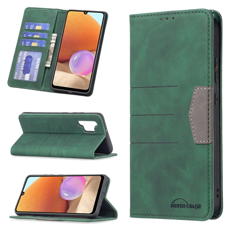 Magnetic Splicing Leather Phone Case, For Samsung Galaxy A22 4G, For Samsung Galaxy A22 5G, For Samsung Galaxy A32 4G, For Samsung Galaxy A32 5G, For Samsung Galaxy A41, For Samsung Galaxy A42 5G