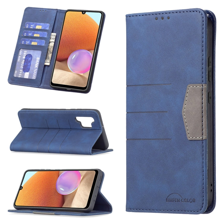 Magnetic Splicing Leather Phone Case, For Samsung Galaxy A22 4G, For Samsung Galaxy A22 5G, For Samsung Galaxy A32 4G, For Samsung Galaxy A32 5G, For Samsung Galaxy A41, For Samsung Galaxy A42 5G
