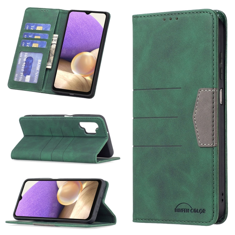 Magnetic Splicing Leather Phone Case, For Samsung Galaxy A22 4G, For Samsung Galaxy A22 5G, For Samsung Galaxy A32 4G, For Samsung Galaxy A32 5G, For Samsung Galaxy A41, For Samsung Galaxy A42 5G