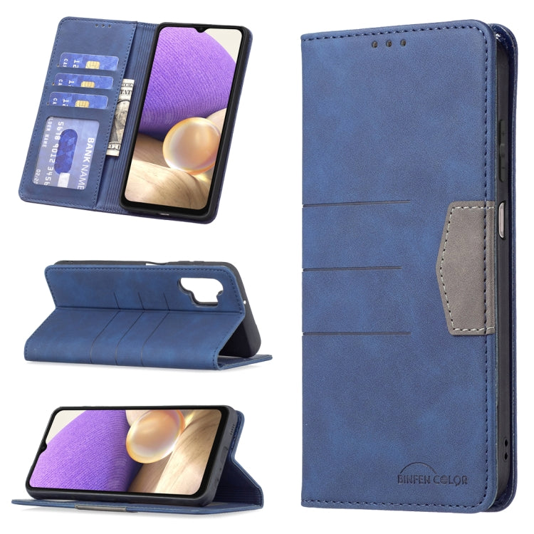 Magnetic Splicing Leather Phone Case, For Samsung Galaxy A22 4G, For Samsung Galaxy A22 5G, For Samsung Galaxy A32 4G, For Samsung Galaxy A32 5G, For Samsung Galaxy A41, For Samsung Galaxy A42 5G