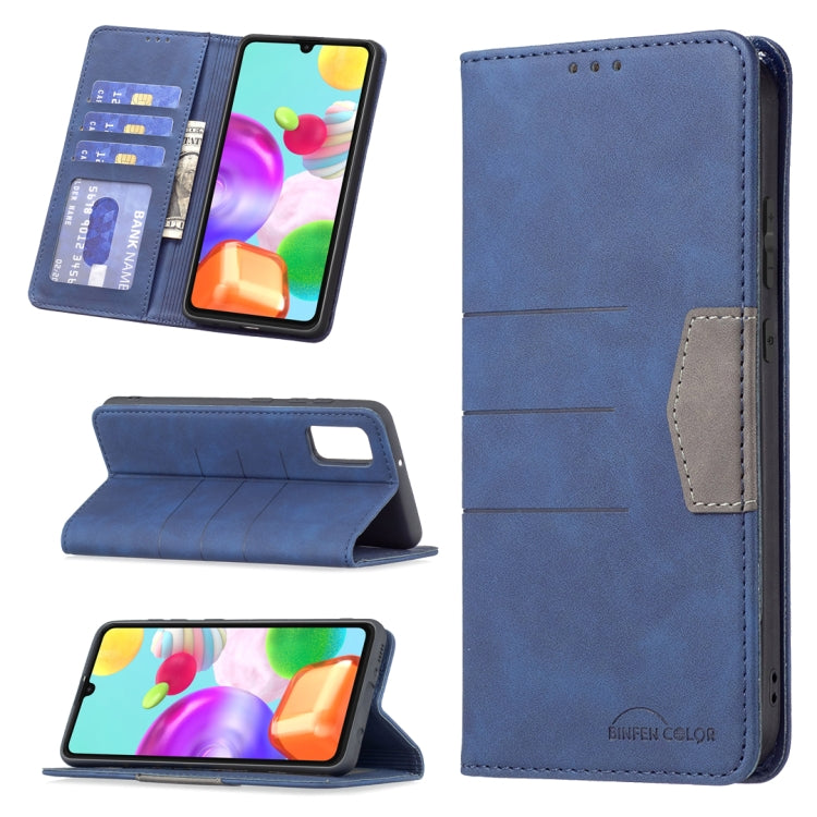 Magnetic Splicing Leather Phone Case, For Samsung Galaxy A22 4G, For Samsung Galaxy A22 5G, For Samsung Galaxy A32 4G, For Samsung Galaxy A32 5G, For Samsung Galaxy A41, For Samsung Galaxy A42 5G