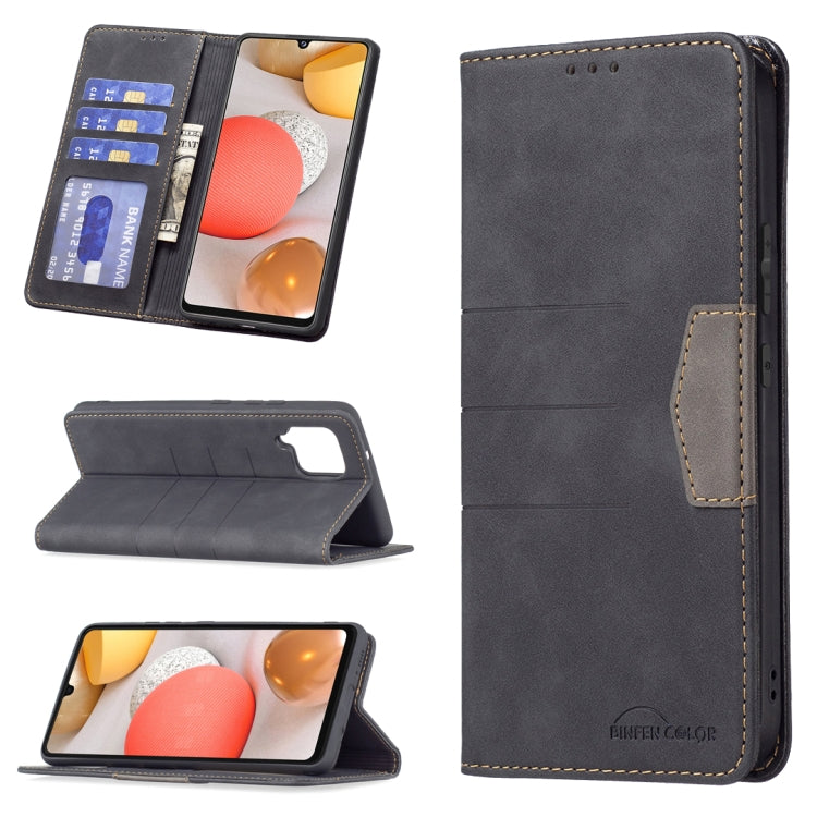 Magnetic Splicing Leather Phone Case, For Samsung Galaxy A22 4G, For Samsung Galaxy A22 5G, For Samsung Galaxy A32 4G, For Samsung Galaxy A32 5G, For Samsung Galaxy A41, For Samsung Galaxy A42 5G