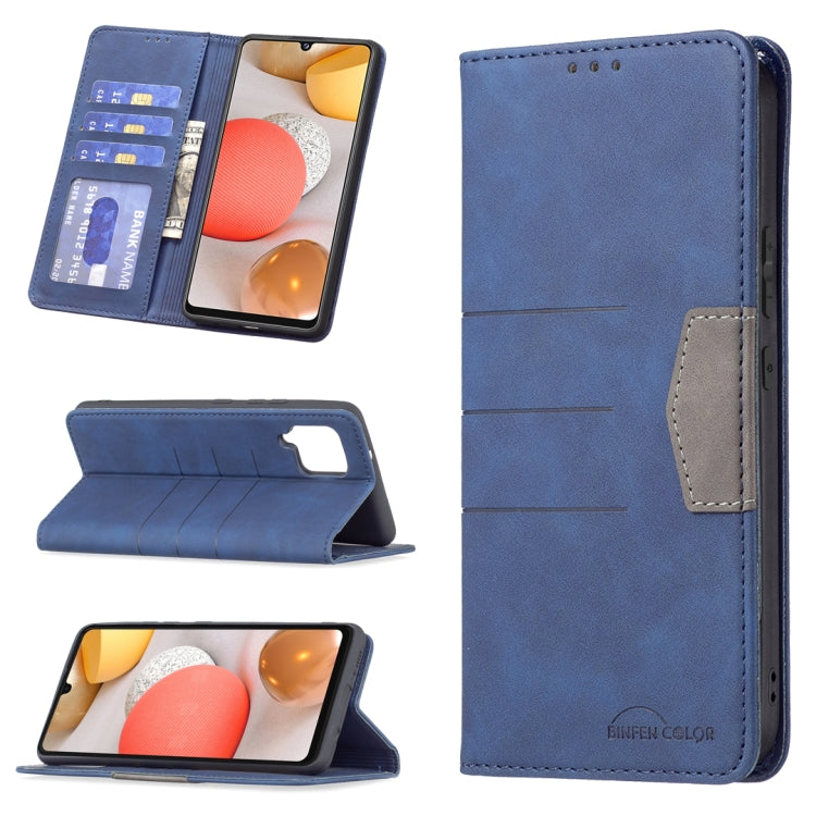 Magnetic Splicing Leather Phone Case, For Samsung Galaxy A22 4G, For Samsung Galaxy A22 5G, For Samsung Galaxy A32 4G, For Samsung Galaxy A32 5G, For Samsung Galaxy A41, For Samsung Galaxy A42 5G