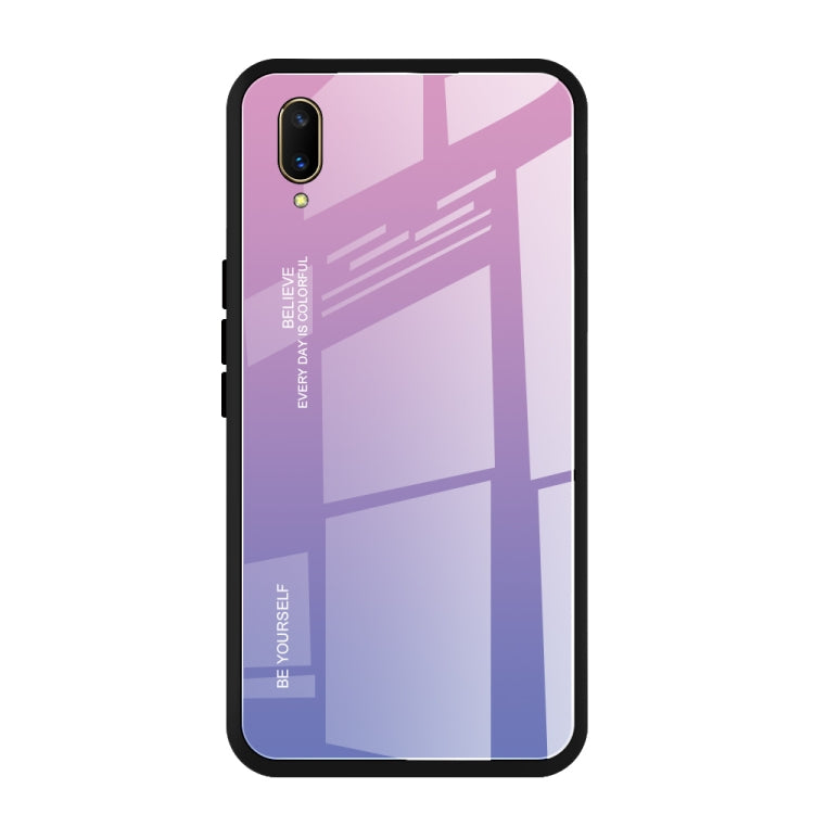 Gradient Color Glass Case, For OPPO F5, For Vivo V7, For Vivo V11