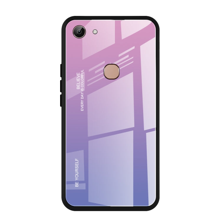 Gradient Color Glass Case, For Vivo X23, For Vivo Y17, For Vivo Y83