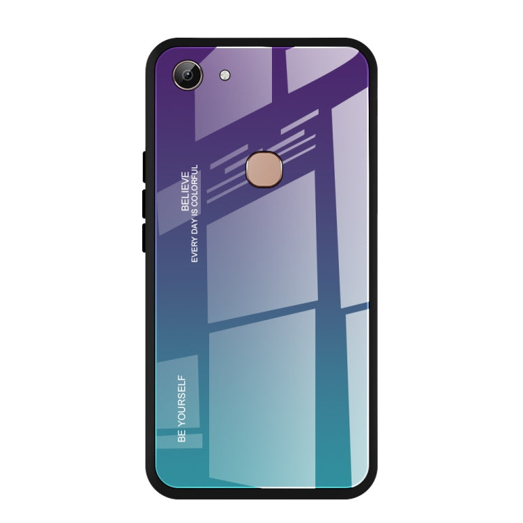 Gradient Color Glass Case, For Vivo X23, For Vivo Y17, For Vivo Y83