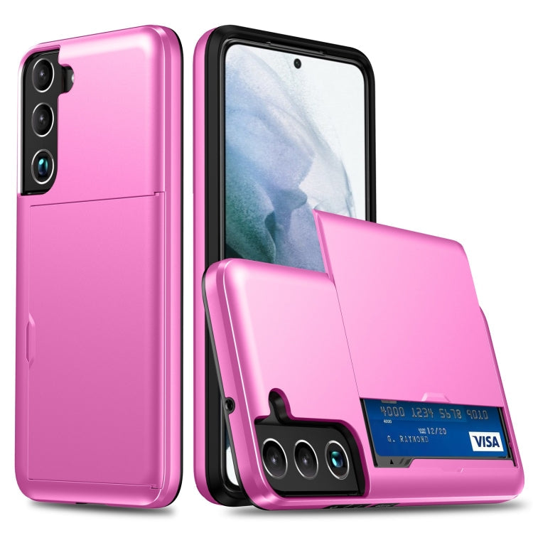 Shockproof Armor Phone Case with Card Slot, For Samsung Galaxy S22 5G, For Samsung Galaxy S22+ 5G