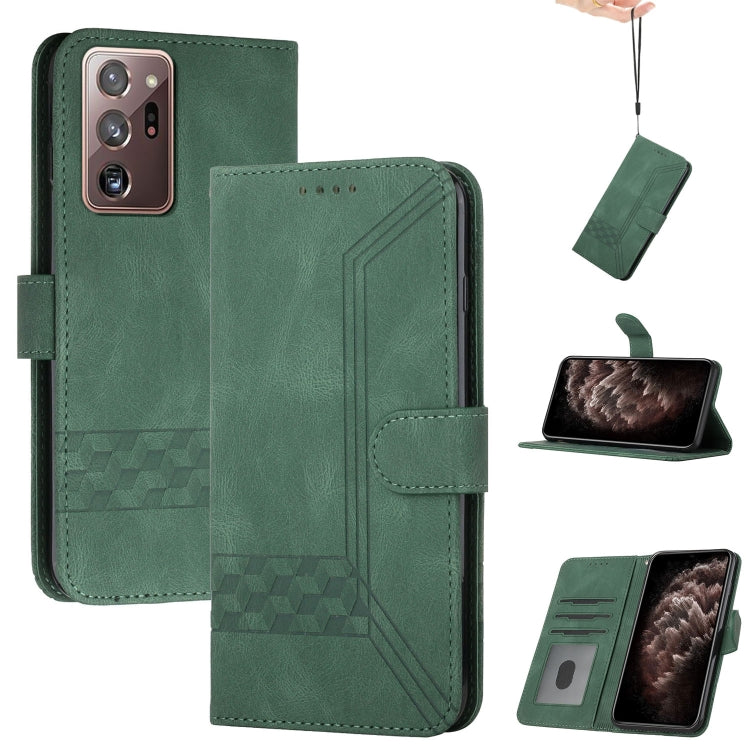 Cubic Skin Feel Flip Leather Phone Case, For Samsung Galaxy S20 FE, For Samsung Galaxy S20+, For Samsung Galaxy S20 Ultra, For Samsung Galaxy S21 5G