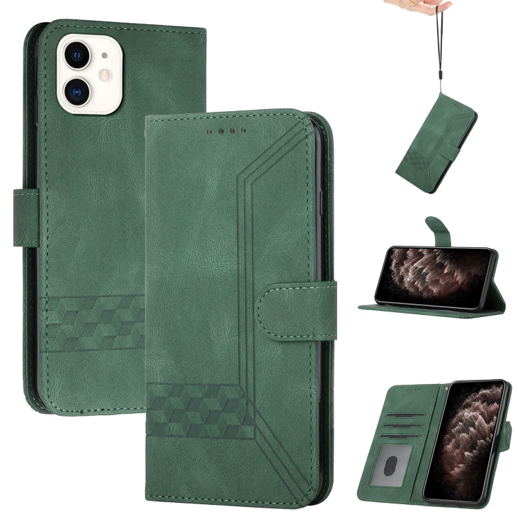 Cubic Skin Feel Flip Leather Phone Case, For iPhone 12 mini, For iPhone 12 / 12 Pro, For iPhone 12 Pro Max, For iPhone 11