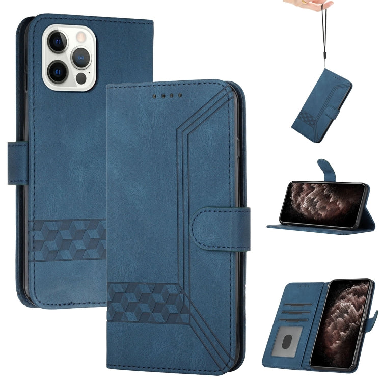 Cubic Skin Feel Flip Leather Phone Case, For iPhone 12 mini, For iPhone 12 / 12 Pro, For iPhone 12 Pro Max, For iPhone 11