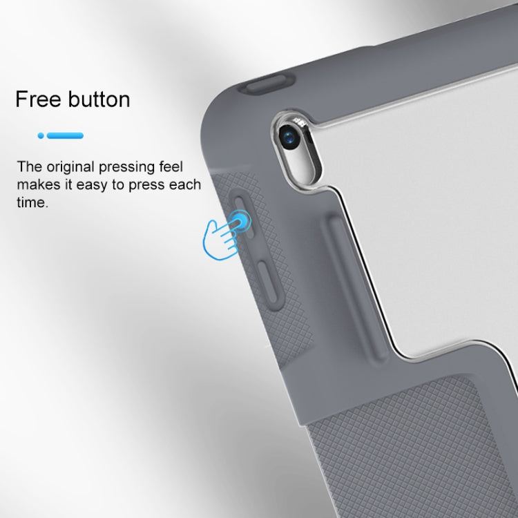 Mutural Horizontal Flip PC + TPU + PU Leather Case with Holder & Pen Slot, For iPad 10.2, For iPad 9.7, For iPad Pro 10.5