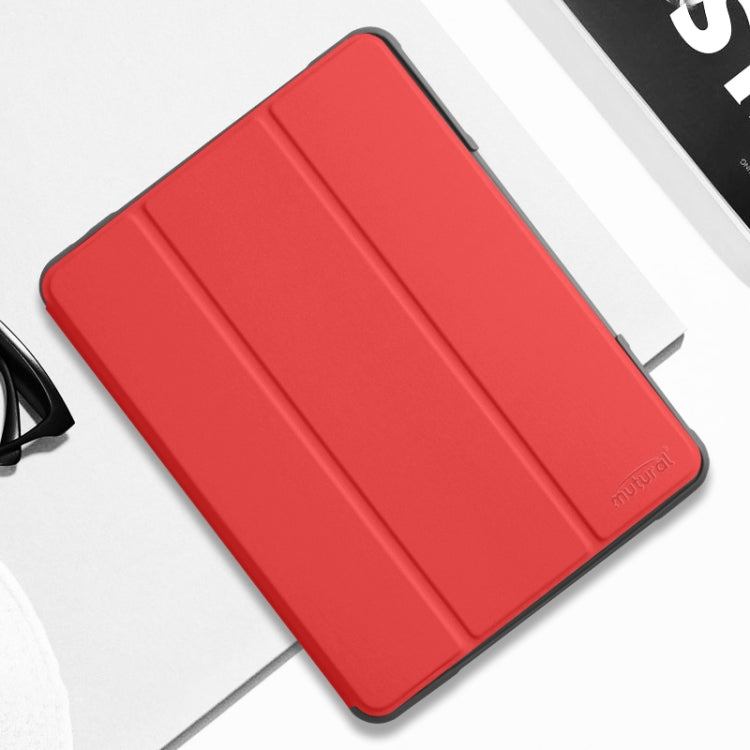 Mutural Horizontal Flip PC + TPU + PU Leather Case with Holder & Pen Slot, For iPad 10.2, For iPad 9.7, For iPad Pro 10.5