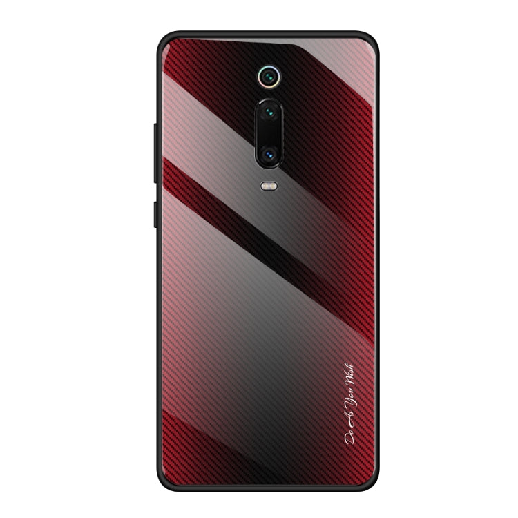Texture Gradient Glass Protective Case, For Huawei Nova 5i Pro, For Xiaomi Redmi K20 / K20 Pro / 9T, For Xiaomi Redmi Note 7, For Xiaomi CC9 Pro