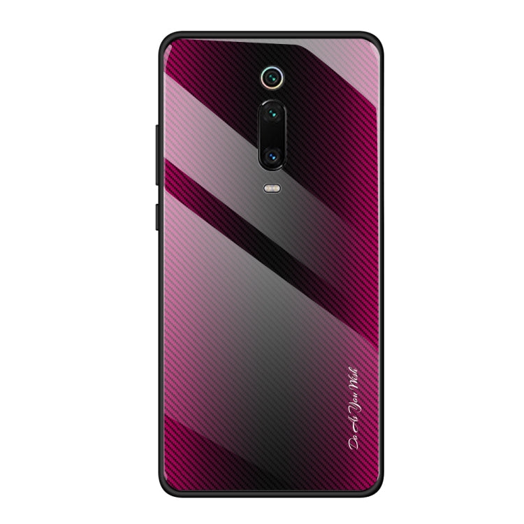 Texture Gradient Glass Protective Case, For Huawei Nova 5i Pro, For Xiaomi Redmi K20 / K20 Pro / 9T, For Xiaomi Redmi Note 7, For Xiaomi CC9 Pro