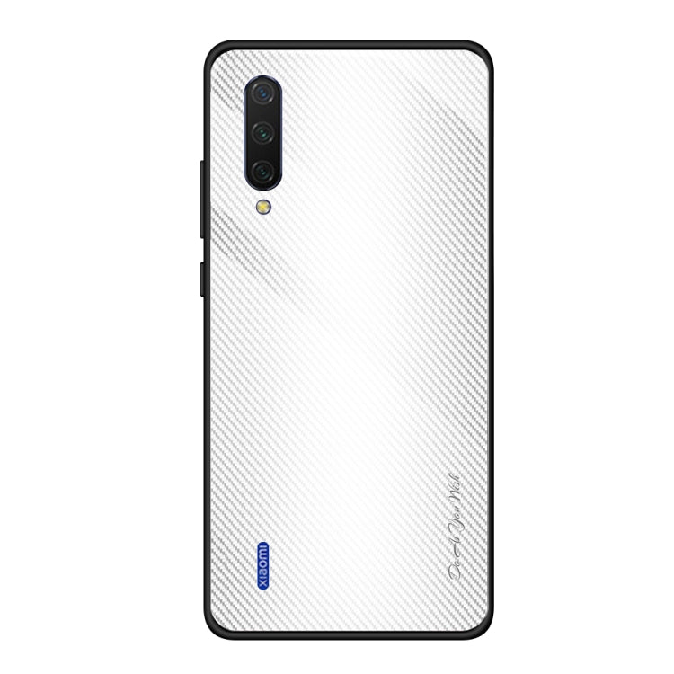 Texture Gradient Glass Protective Case, For Xiaomi 9 SE, For Xiaomi CC9 / A3 Lite