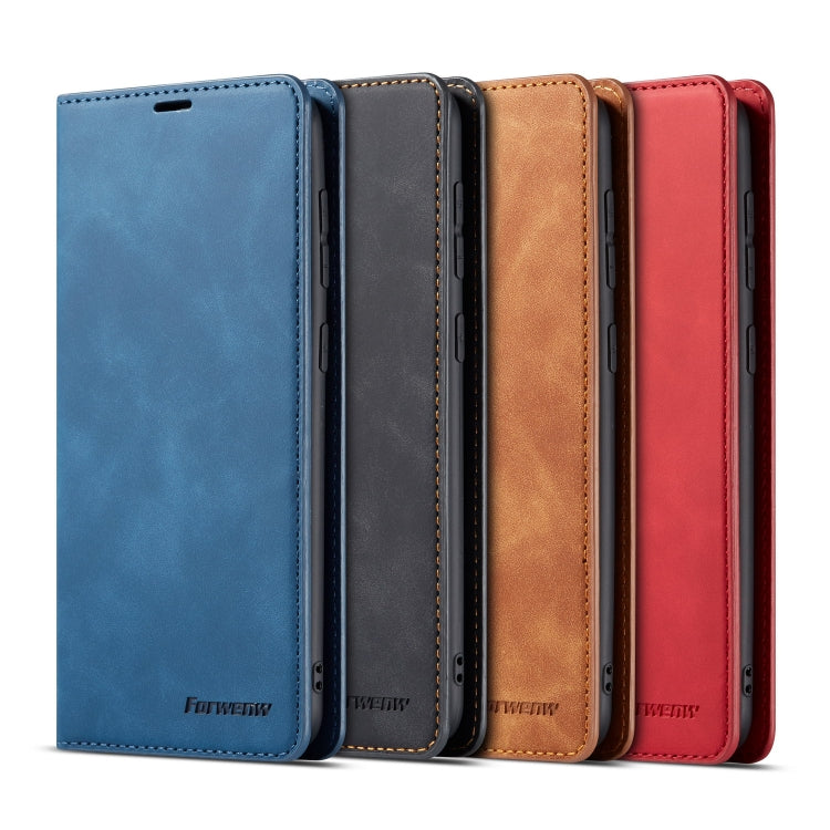 Forwenw Dream Series Oil Edge Strong Magnetism Horizontal Flip Leather Case with Holder & Card Slots & Wallet & Photo Frame, For Galaxy A40, For Galaxy A60, For Galaxy A20e, For Galaxy A50, For Galaxy A70, For Galaxy A80 / A90