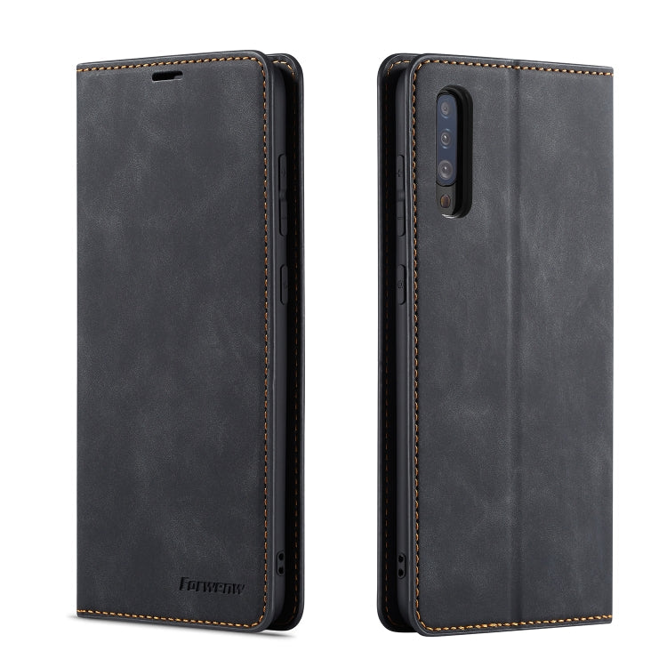 Forwenw Dream Series Oil Edge Strong Magnetism Horizontal Flip Leather Case with Holder & Card Slots & Wallet & Photo Frame, For Galaxy A40, For Galaxy A60, For Galaxy A20e, For Galaxy A50, For Galaxy A70, For Galaxy A80 / A90
