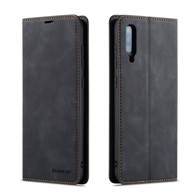 Forwenw Dream Series Oil Edge Strong Magnetism Horizontal Flip Leather Case with Holder & Card Slots & Wallet & Photo Frame, For Galaxy A40, For Galaxy A60, For Galaxy A20e, For Galaxy A50, For Galaxy A70, For Galaxy A80 / A90