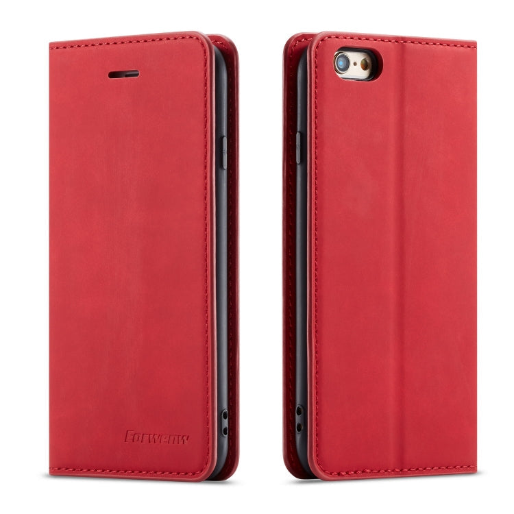 Forwenw Dream Series Oil Edge Strong Magnetism Horizontal Flip Leather Case with Holder & Card Slots & Wallet & Photo Frame, For Galaxy S9+, For Galaxy S10, For Galaxy S10+, For Galaxy S10e, For iPhone 6s / 6, For iPhone 6s Plus / 6 Plus