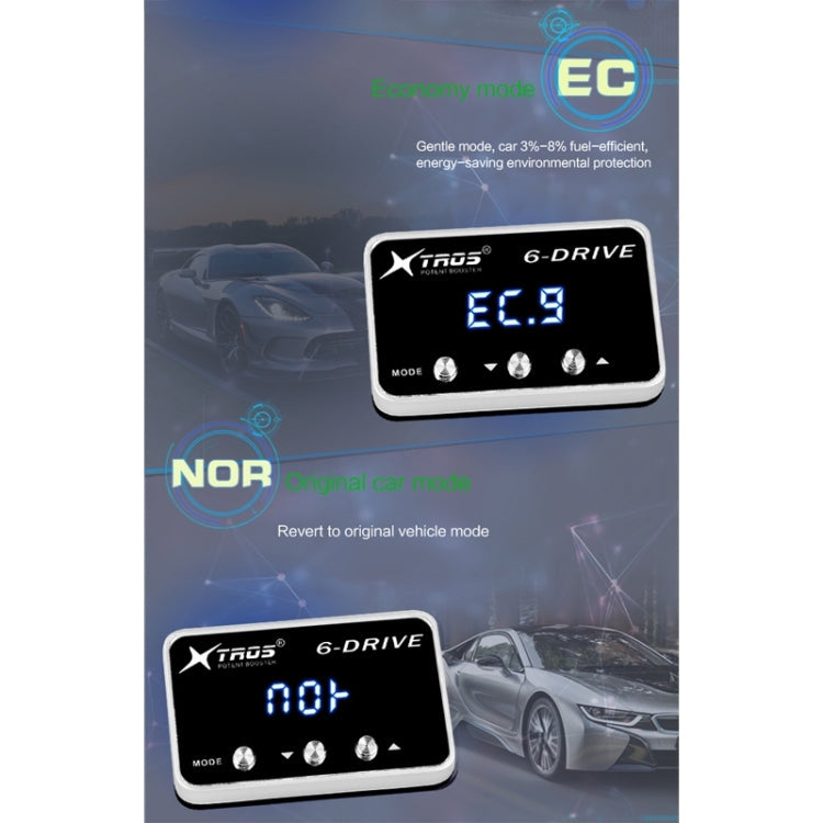 TROS TS-6Drive Potent Booster Electronic Throttle Controller, For Proton Iriz, For Proton Saga, For Proton Waja, For Proton Preve, For Proton Genz, For Perodua Bezza, For Perodua Myvi, For Perodua Axia