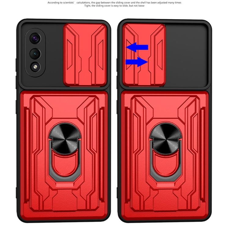 Camera Cover Phone Case with Card Slot & Holder, For Samsung Galaxy A02 / M02, For Samsung Galaxy A32, For Samsung Galaxy S20 FE