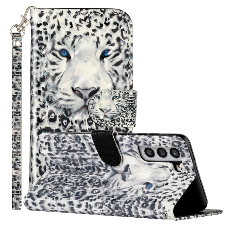 3D Pattern Horizontal Flip PU Leather Phone Case, For Samsung Galaxy S22 5G, For Samsung Galaxy S22+ 5G