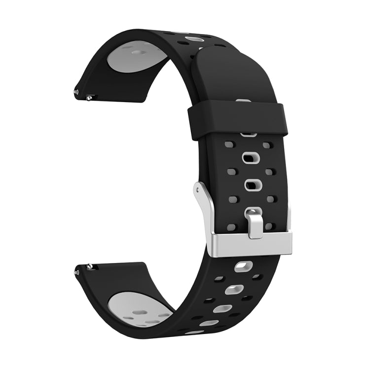 Three Row Holes Silicone Watchband, For Samsung Galaxy Watch 3 45mm