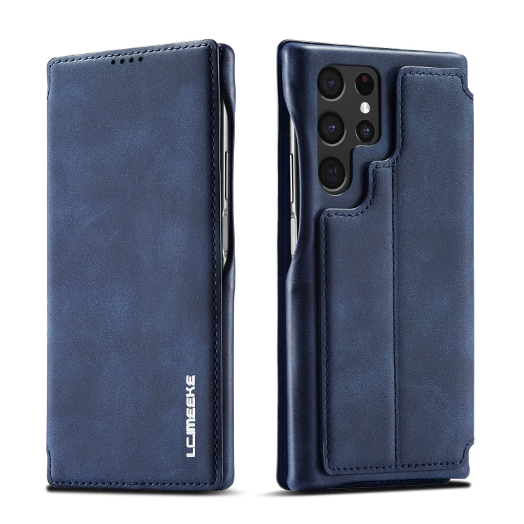 LC.IMEEKE Hon Ancient Series Horizontal Flip Leather Phone Case, For Samsung Galaxy S22 5G, For Samsung Galaxy S22+ 5G, For Samsung Galaxy S22 Ultra 5G