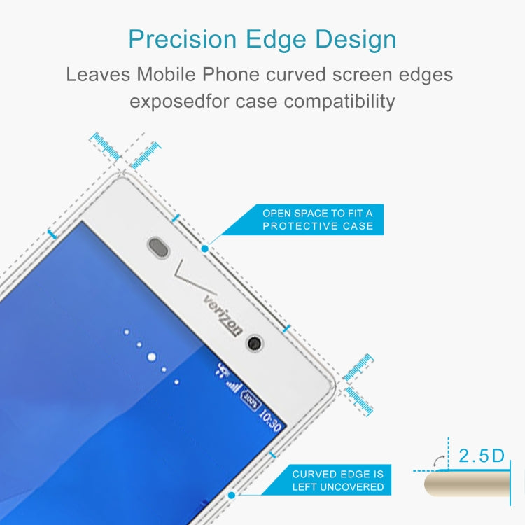 10 PCS 0.26mm 9H 2.5D Tempered Glass Film, For Sony Xperia Z3v (10 PCS), For LG X500 (10 PCS), For Samsung Z4 (10 PCS)