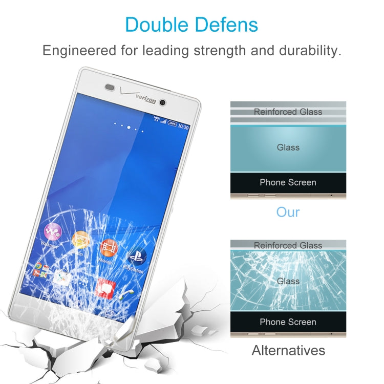 10 PCS 0.26mm 9H 2.5D Tempered Glass Film, For Sony Xperia Z3v (10 PCS), For LG X500 (10 PCS), For Samsung Z4 (10 PCS)