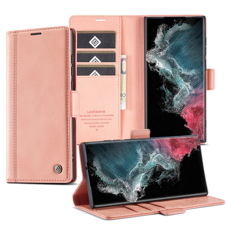 LC.IMEEKE PU + TPU Skin-friendly Feeling Leather Phone Case, For Samsung Galaxy S22 Ultra, For Samsung Galaxy S22, For Samsung Galaxy A13 5G