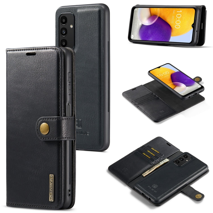 DG.MING Crazy Horse Texture Detachable Magnetic Leather Phone Case, For Samsung Galaxy A13 4G, For Samsung Galaxy A33 5G, For Samsung Galaxy A53 5G, For Samsung Galaxy A73 5G