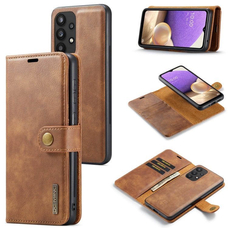 DG.MING Crazy Horse Texture Detachable Magnetic Leather Phone Case, For Samsung Galaxy A13 4G, For Samsung Galaxy A33 5G, For Samsung Galaxy A53 5G, For Samsung Galaxy A73 5G