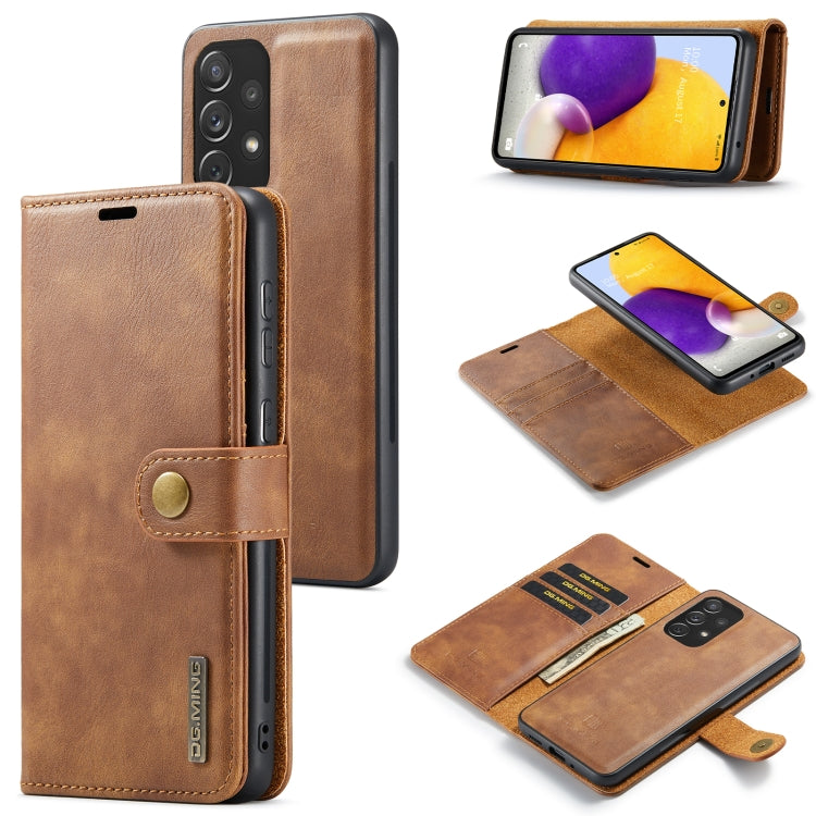 DG.MING Crazy Horse Texture Detachable Magnetic Leather Phone Case, For Samsung Galaxy A13 4G, For Samsung Galaxy A33 5G, For Samsung Galaxy A53 5G, For Samsung Galaxy A73 5G