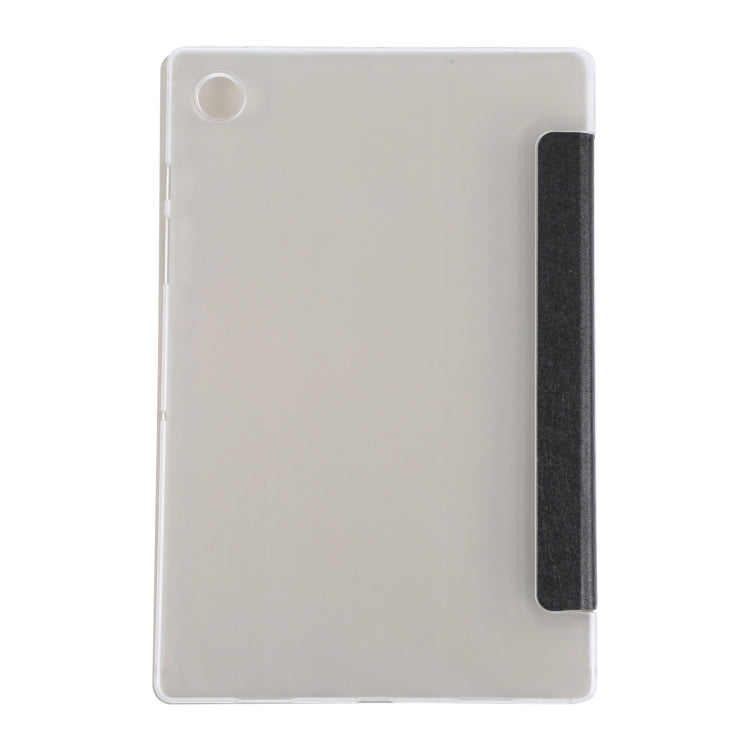 Silk Texture 3-fold Leather Tablet Case, For Samsung Galaxy Tab A8 10.5 2021 X200 / X205